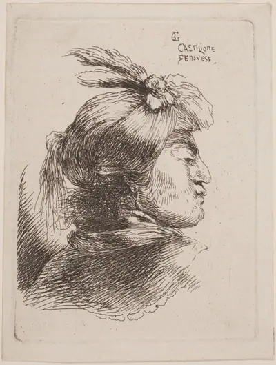 Small Oriental Head