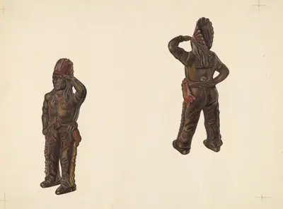 Indian Chief Coin Bank