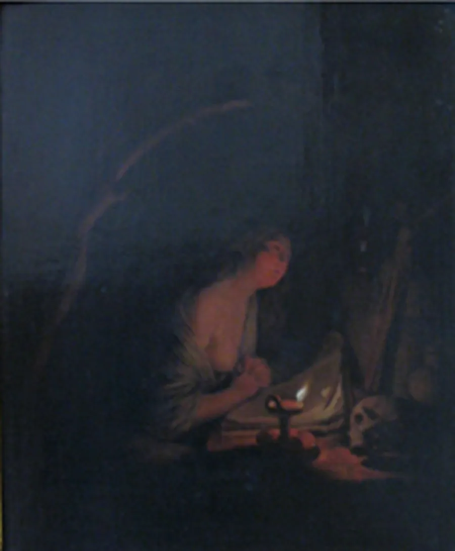 Den bodfærdige Magdalene by Godfried Schalcken