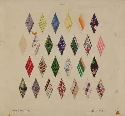 Details of Patchwork Quilt