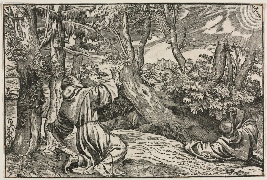 Saint Francis Receiving the Stigmata by Niccolo Boldrini