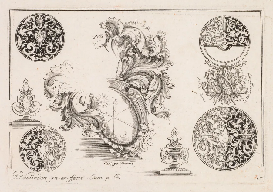 # 7from " Livre second essais de gravjre " Second book of Engraved Designs by Pierre Bourdon