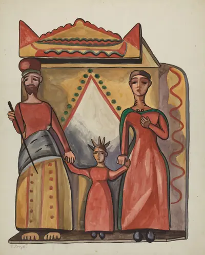 Bulto - Holy Family