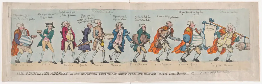 The Rochester Address or The Corporation Going To Eat Roast Pork and Oysters with the R-G-T. by George IV, King of Great Britain and Ireland