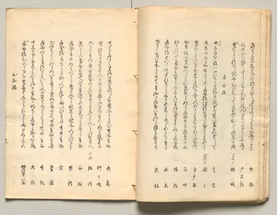 Spread Nineteen from Volume Four of People of Japan in Light Verse (Kyōka)