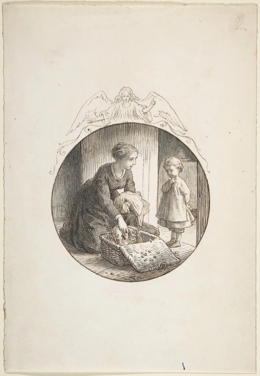 Mother and Child by Lorenz Frølich