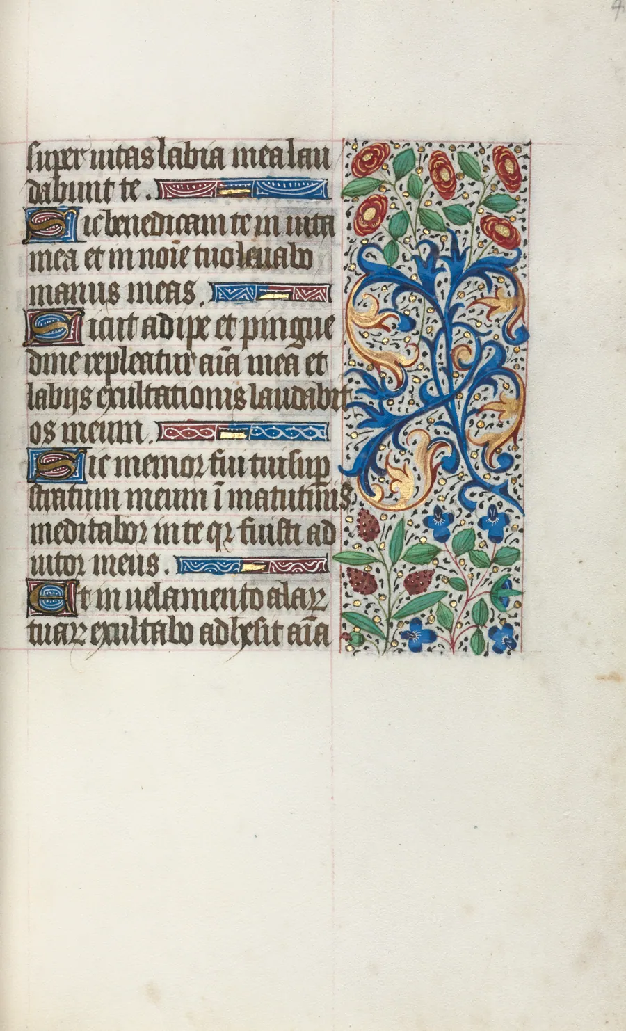 Book of Hours (Use of Rouen): fol. 40r by Master of the Geneva Latini
