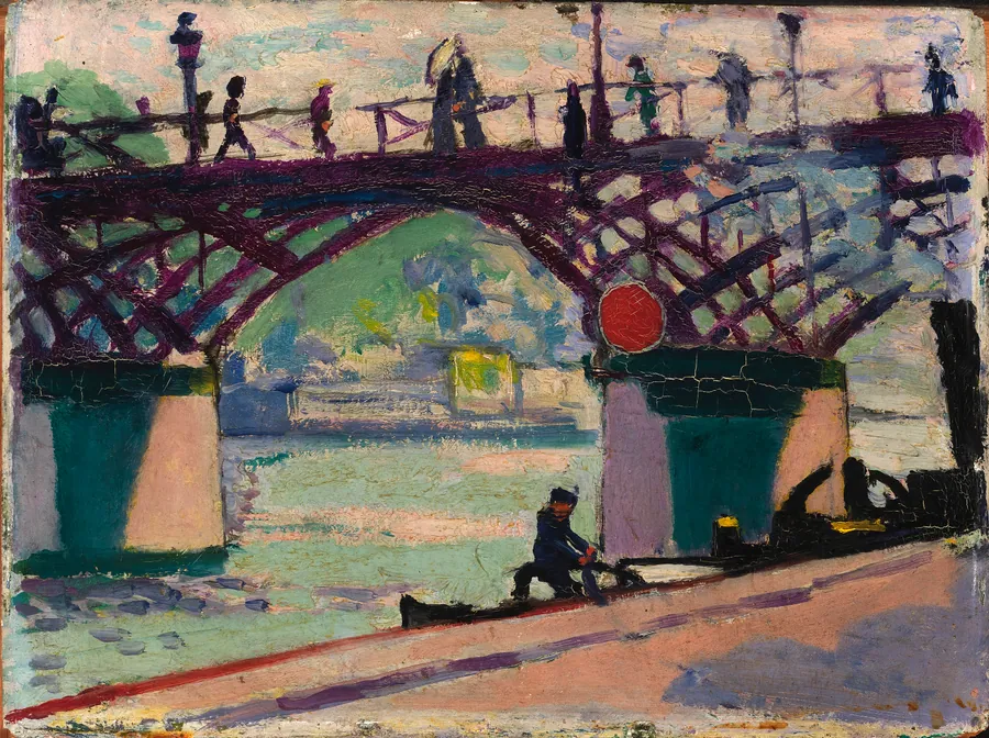 Pont des Arts by H. Lyman Saÿen, born Philadelphia, PA 1875-died Philadelphia, PA 1918
