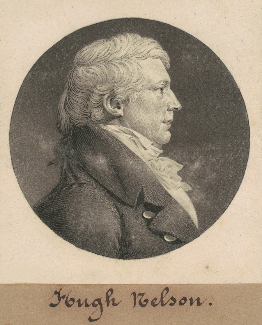 Francis Nelson by Charles B. J. Févret de Saint-Mémin