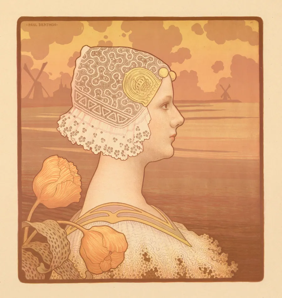 Her Most Gracious Majesty Queen Wilhelmina (Sa Très Gracieuse Majesté La Reine Wilhelmine) by Paul Berthon