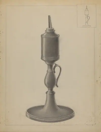 Whale Oil Lamp