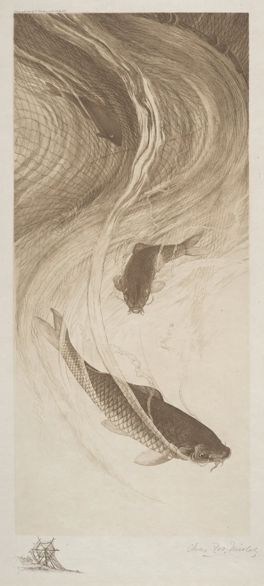 In the Meshes by Charles Frederick William Mielatz