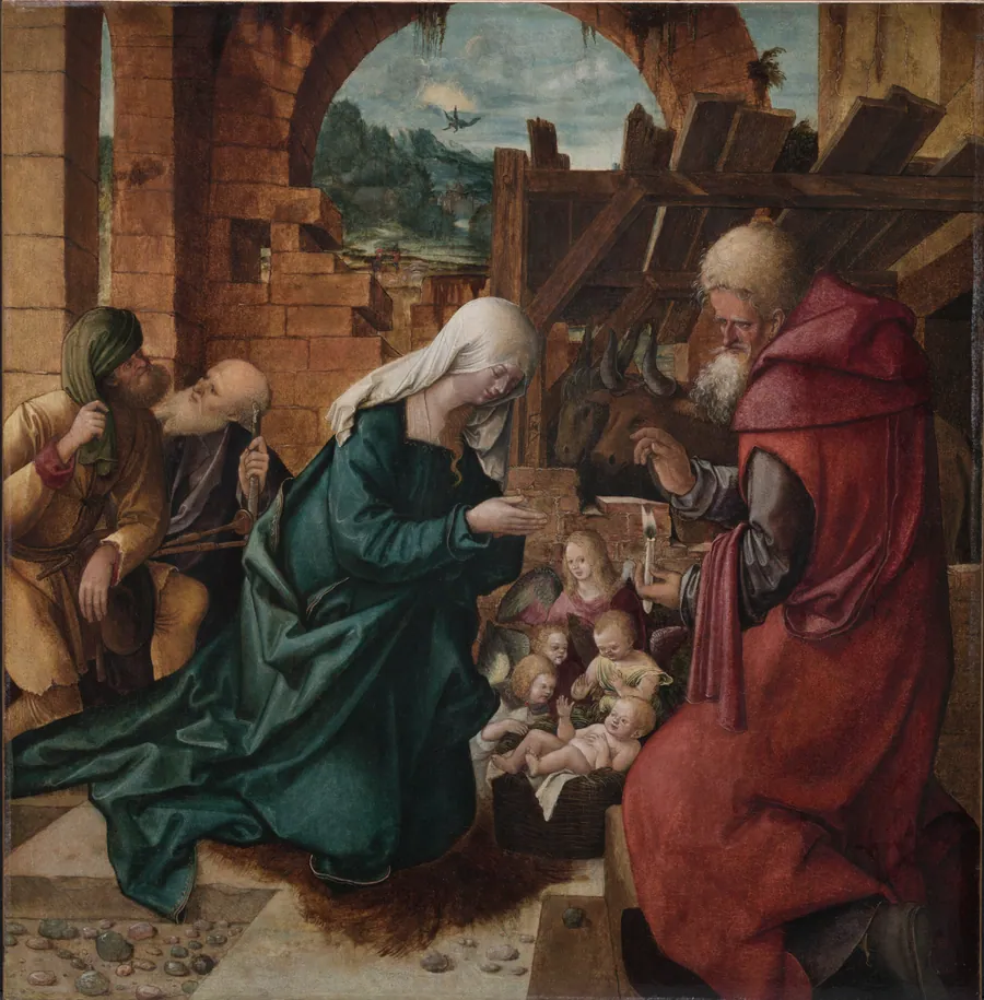 Adoration of the Shepherds by Hans Leonhard Schäufelein