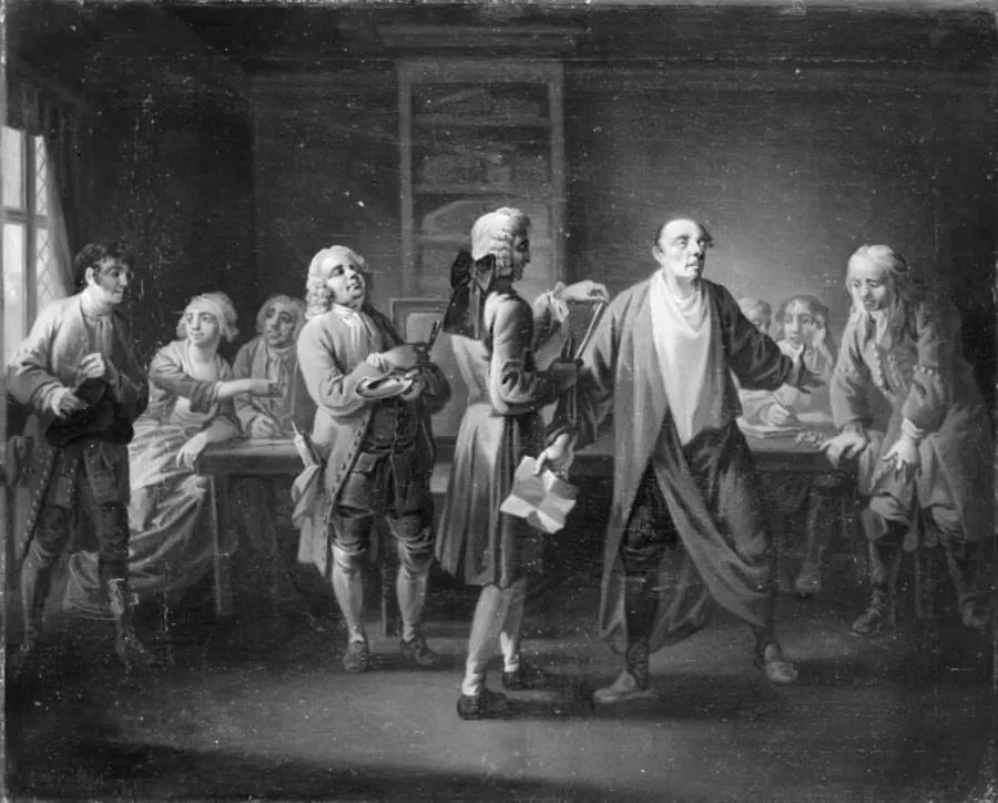 Den Stundesløse, I akt, 6. scene by C.A. Lorentzen