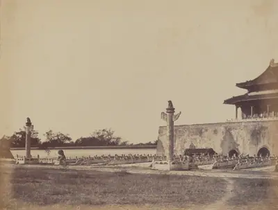 Entrance to the Winter Palace, Pekin, October 29, 1860