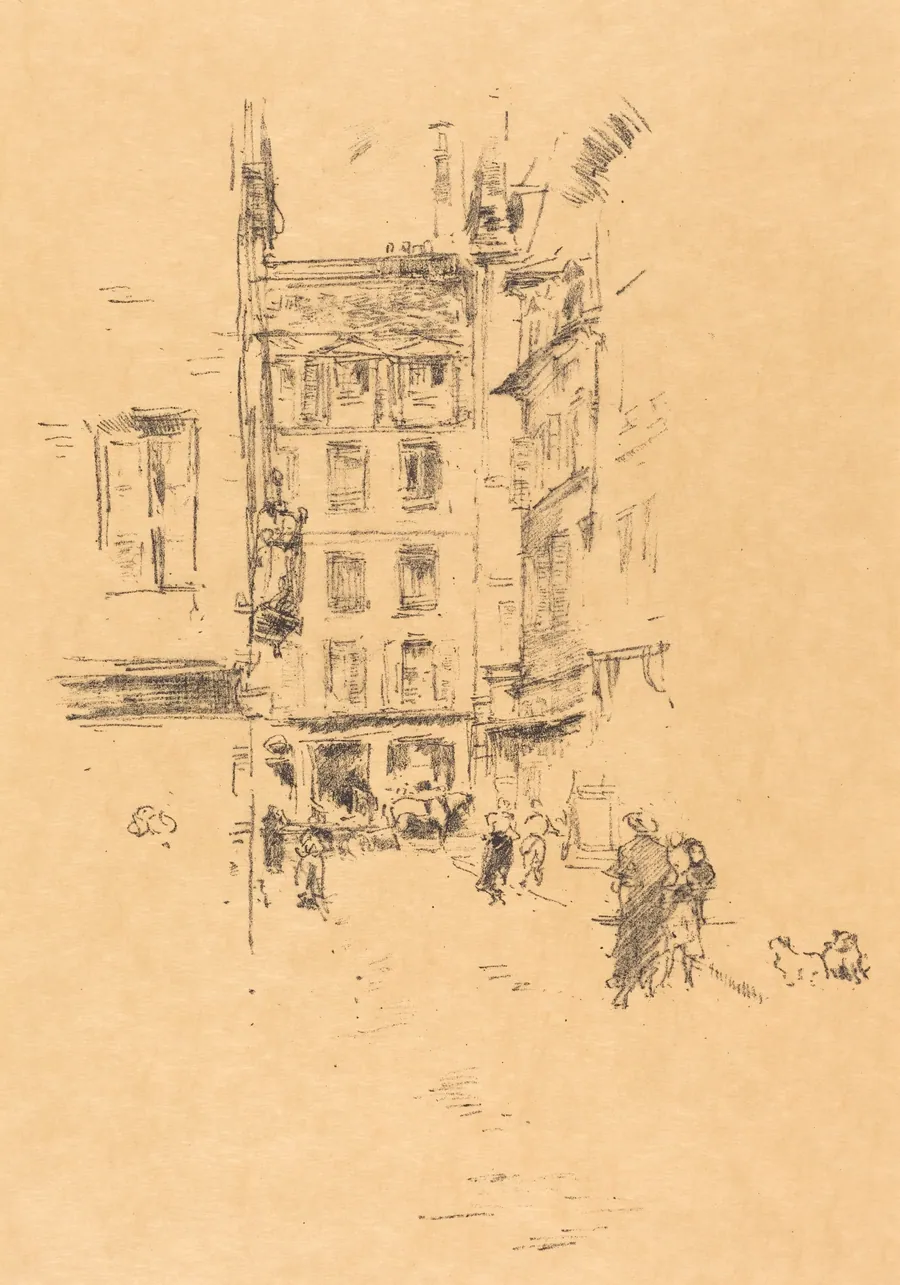 Rue Furstenburg by James McNeill Whistler