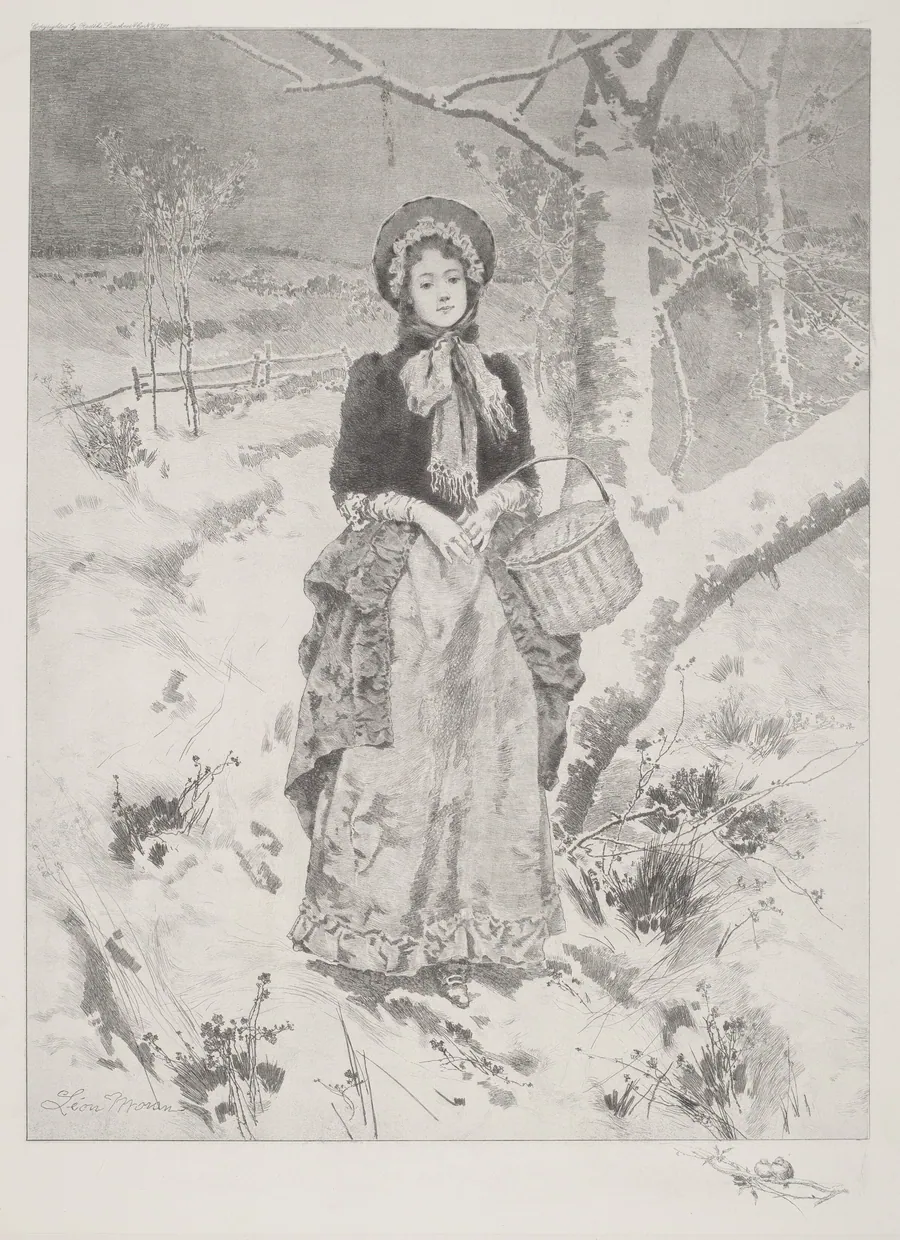 Girl in Peasant Costume by Leon Moran