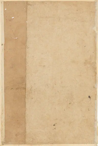 Page from Tales of a Parrot (Tuti-nama): blank page