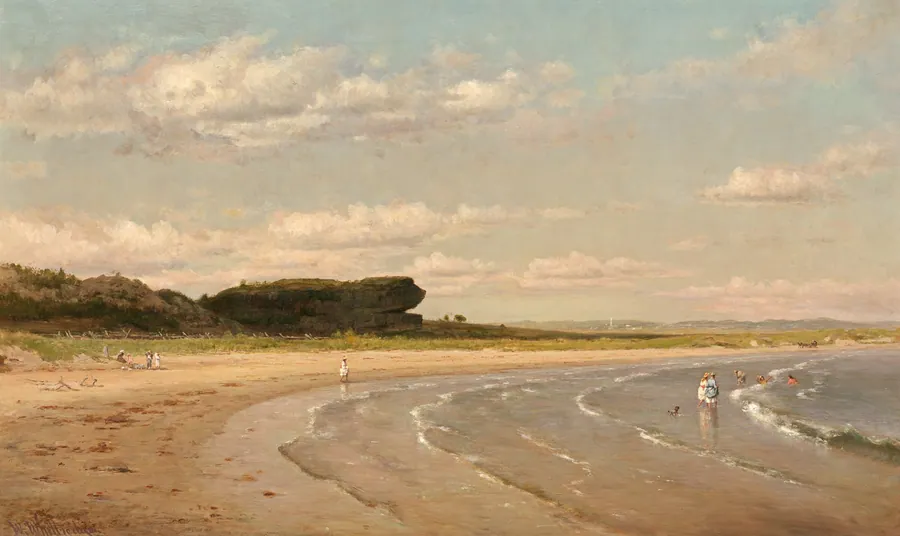 Second Beach, Newport by Worthington Whittredge