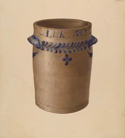 Stoneware Jar