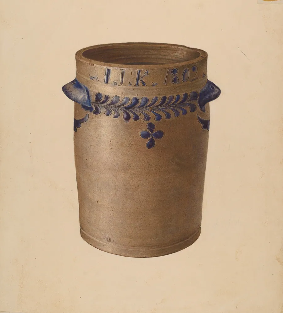 Stoneware Jar by Isadore Goldberg
