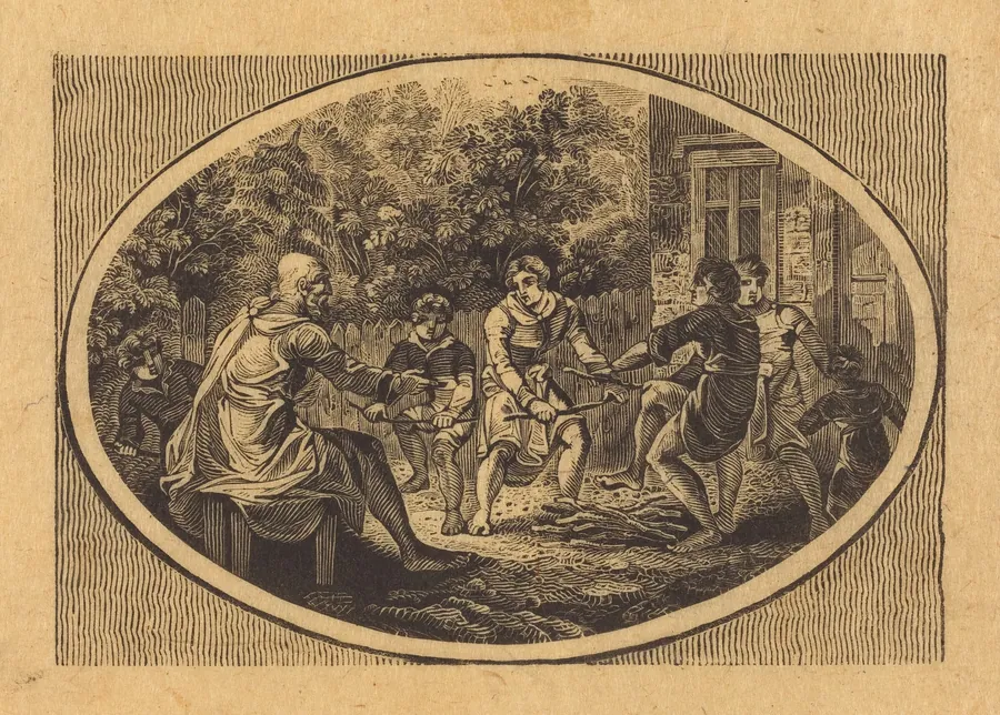 The Old Man and His Sons by Thomas Bewick