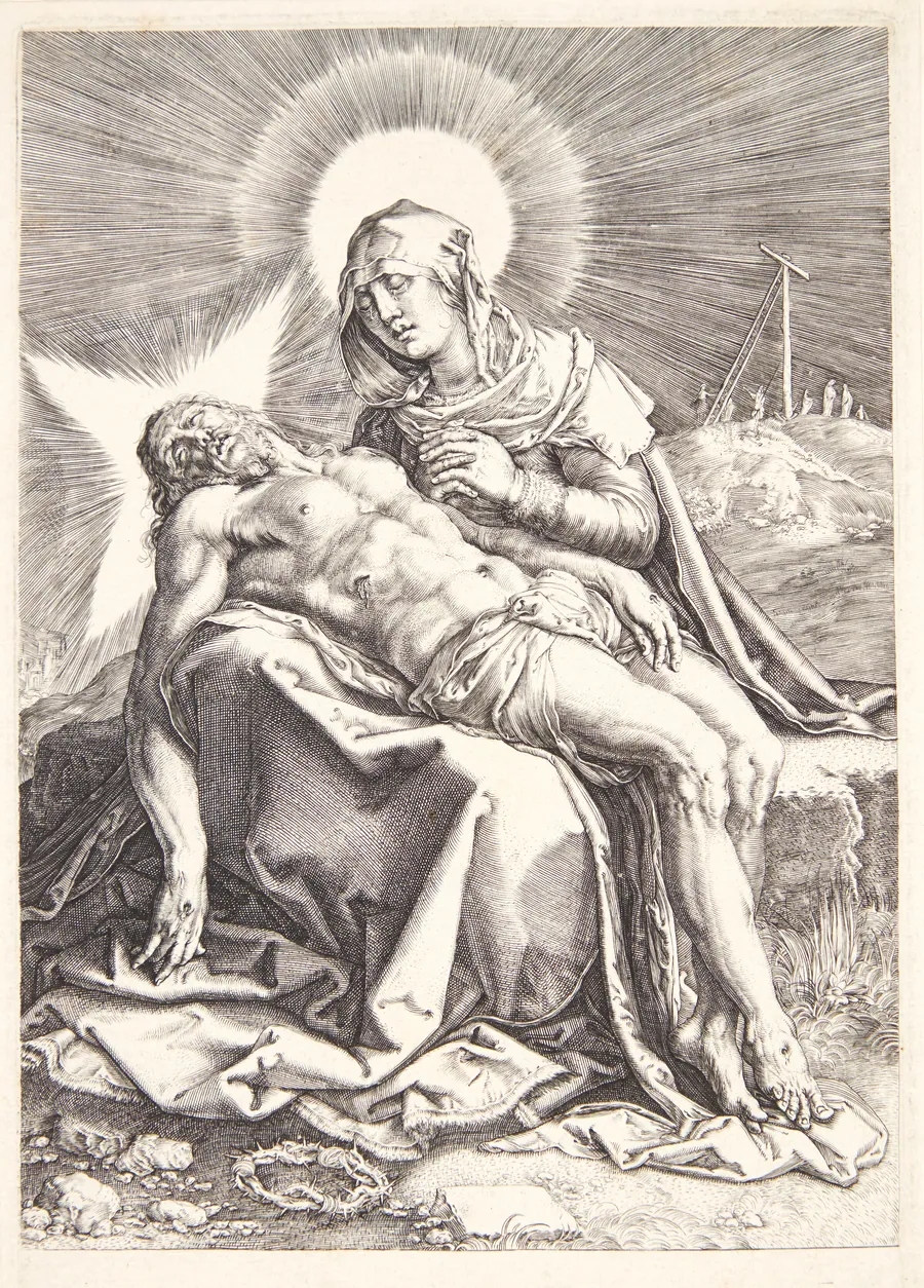 Pietà by Ubekendt