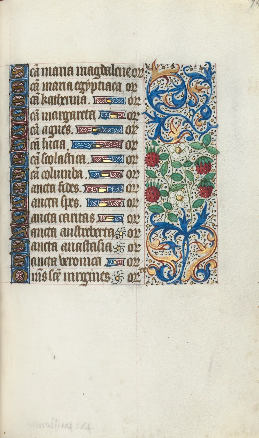 Book of Hours (Use of Rouen): fol. 94r by Master of the Geneva Latini