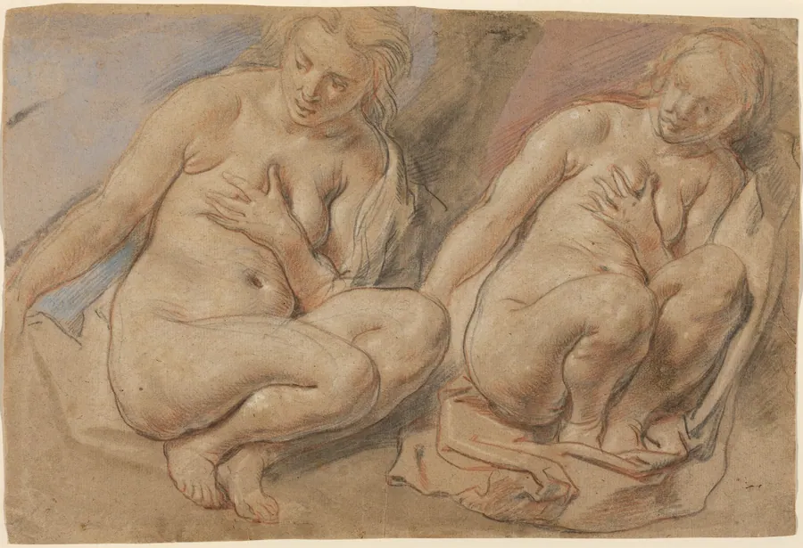 Susannah Crouching by Jacob Jordaens