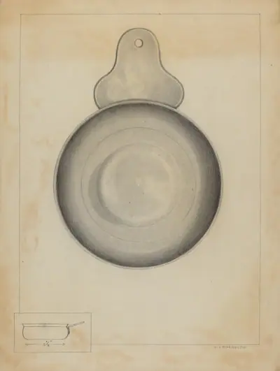 Pewter Porringer