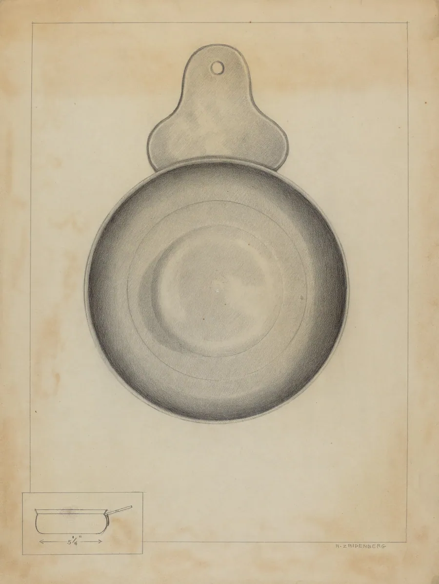 Pewter Porringer by Arthur Zaidenberg