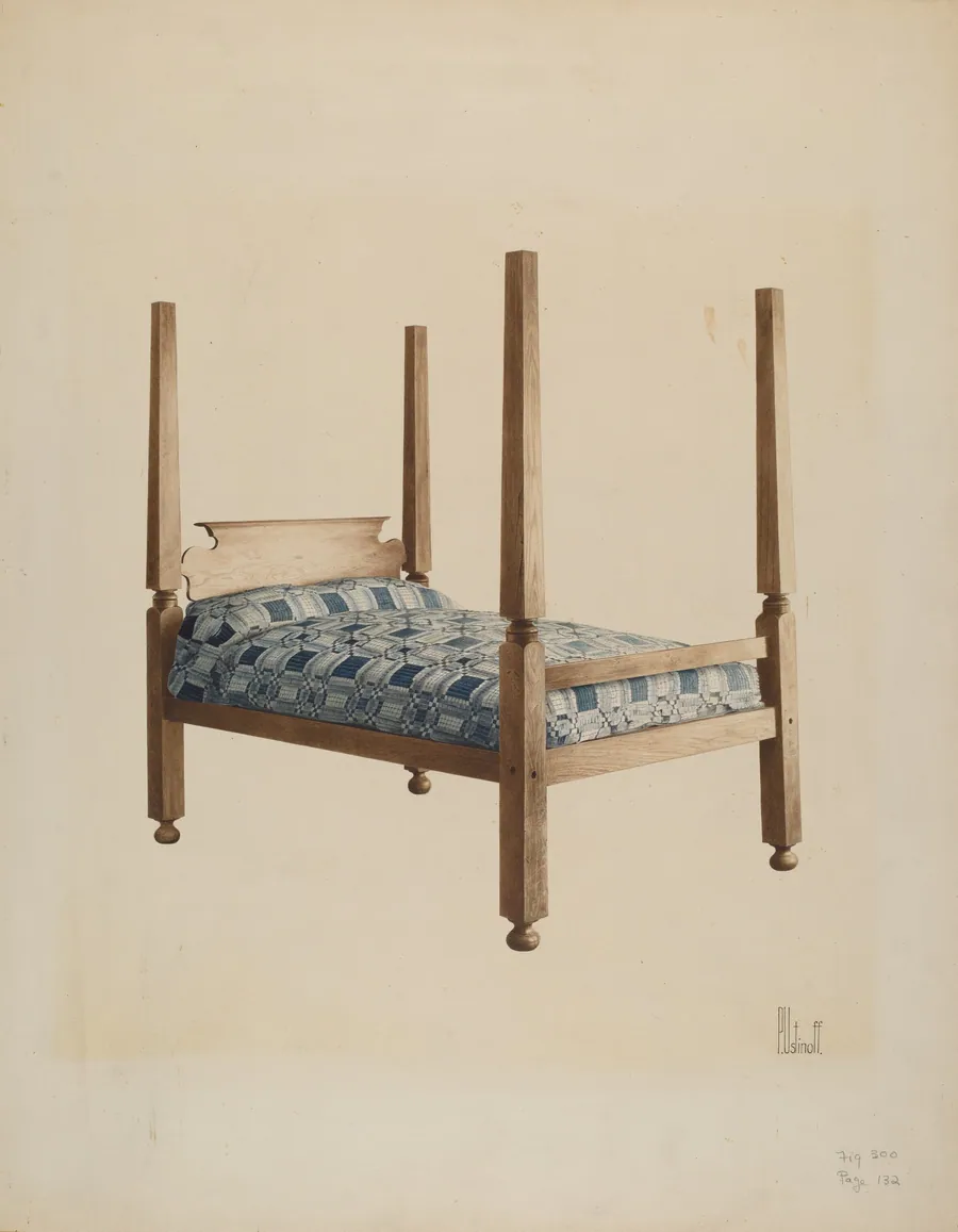 Four Poster Bed by Peter C. Ustinoff