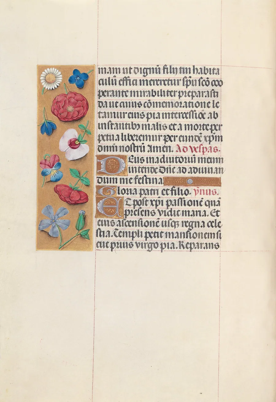 Hours of Queen Isabella the Catholic, Queen of Spain:  Fol. 84v by Master of the First Prayerbook of Maximillian
