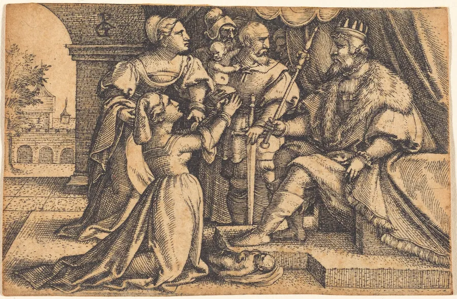 The Judgment of Solomon by Georg Pencz