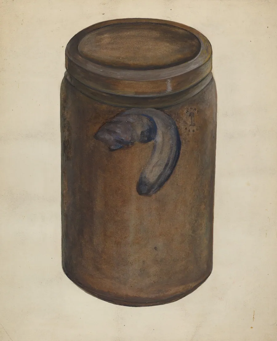 Stone Jar by Edna Crenshaw Rex