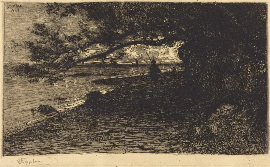 A Villefranche-sur-Mer by Adolphe Appian