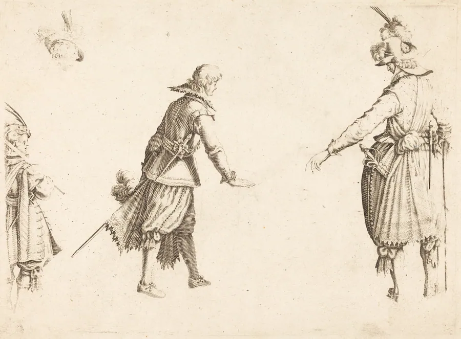 The Enrollment of the Troops by Jacques Callot