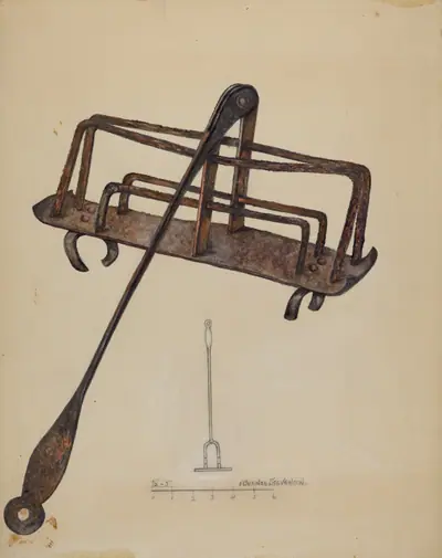 Iron Toast Rack