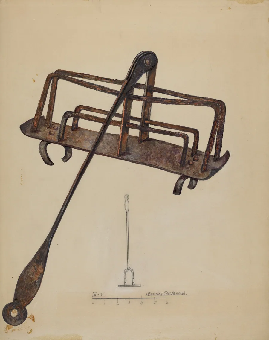 Iron Toast Rack by Florence Stevenson