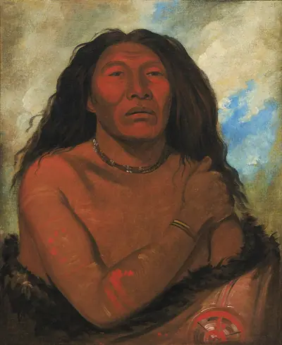 Duhk-gits-o-ó-see, Red Bear, a Distinguished Warrior