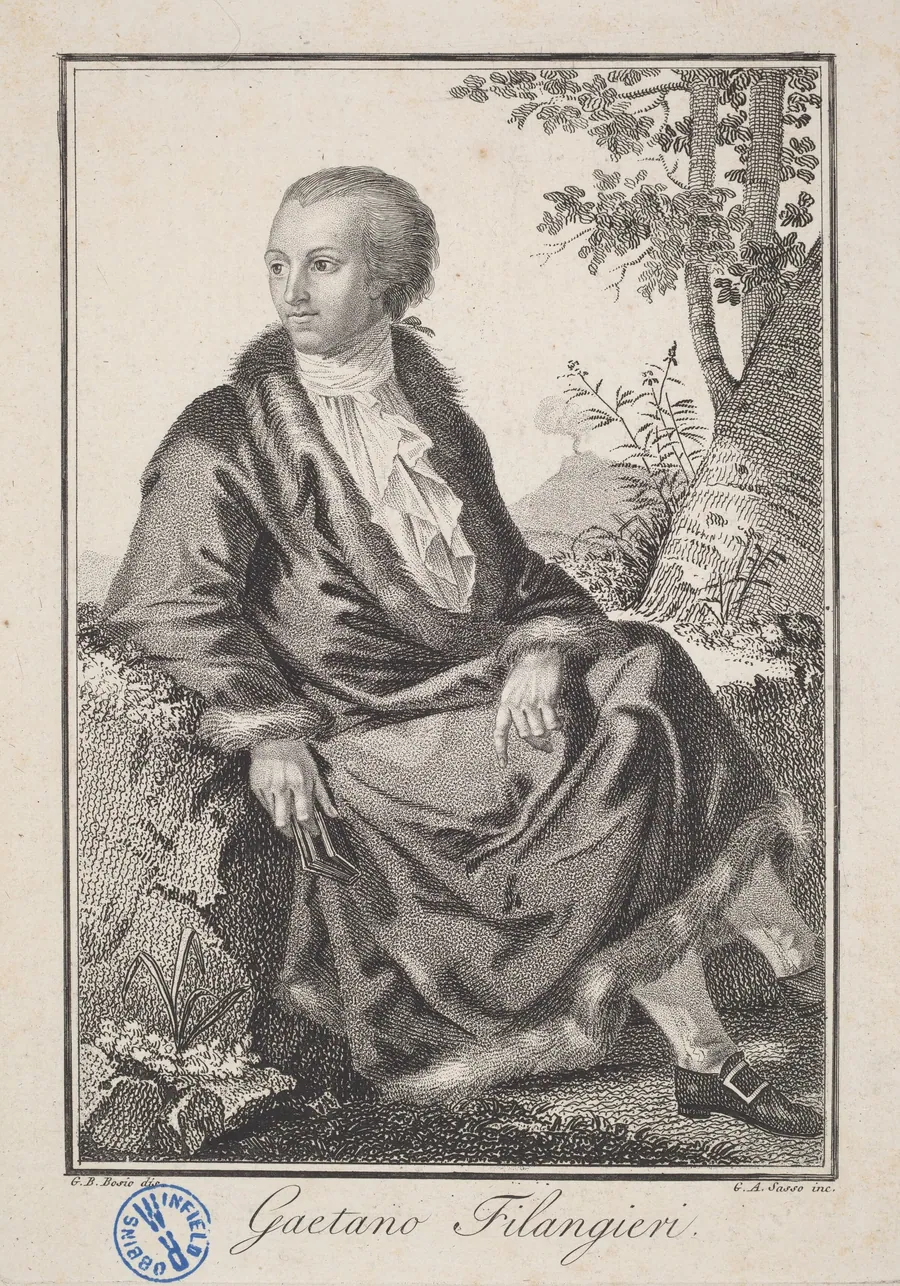 Gaetano Filangieri by Giovanni Antonio Sasso