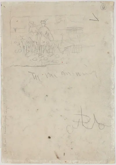 Thanksgiving in Camp [verso]