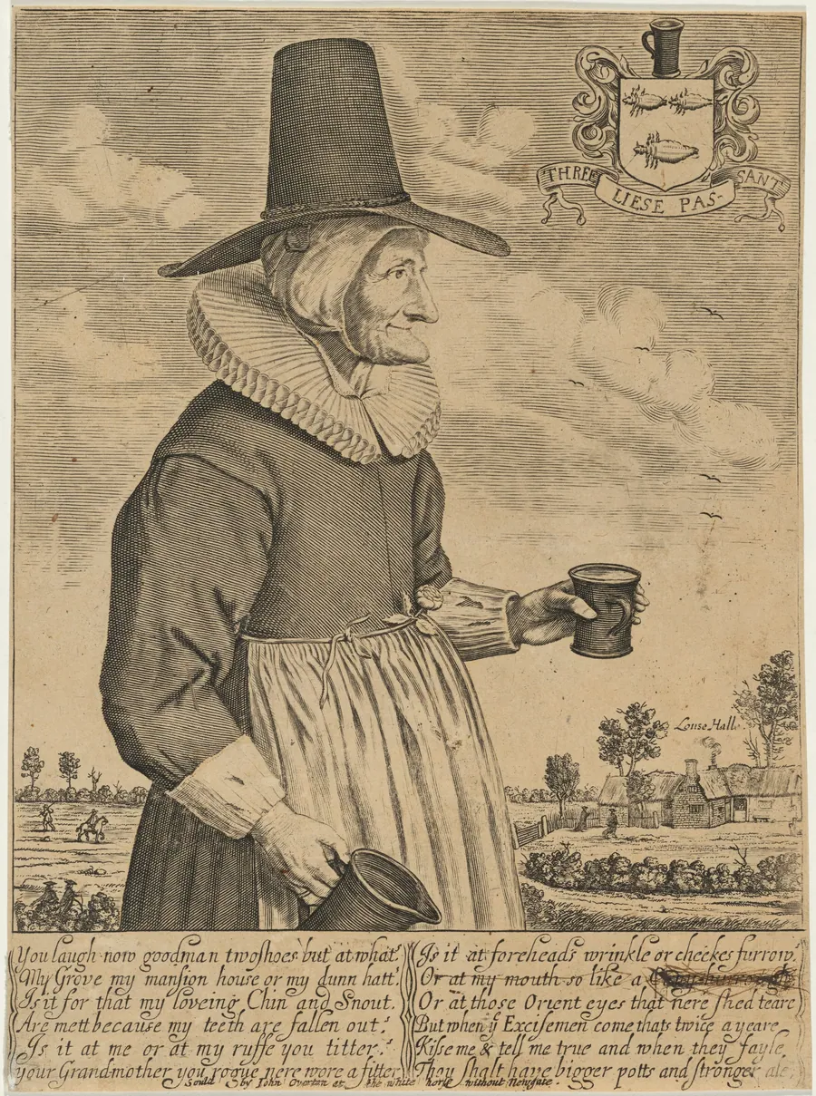Mother Louse, Keeper of an Ale-House called  Louse Hall, near Oxford by David Loggan