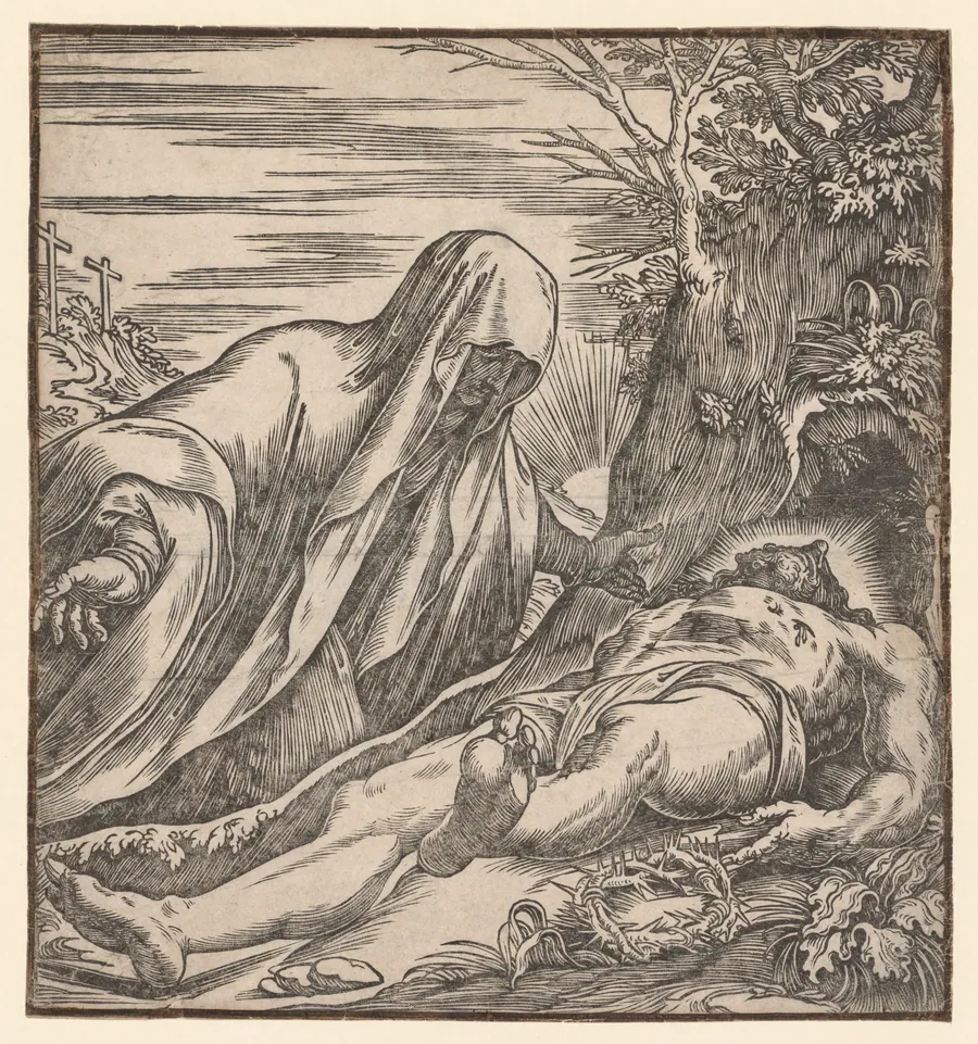 Lamentation over the Body of Christ by Giuseppe Scolari