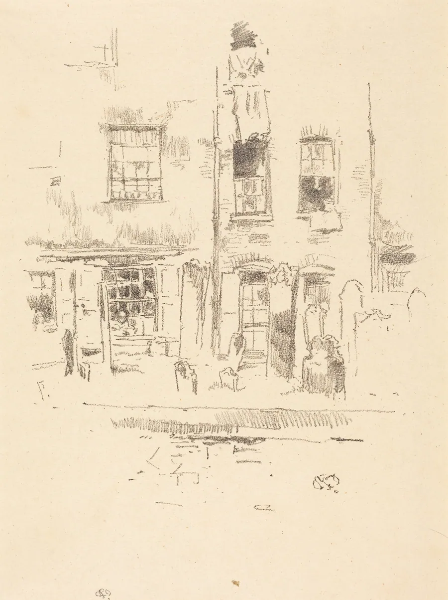 Churchyard by James McNeill Whistler