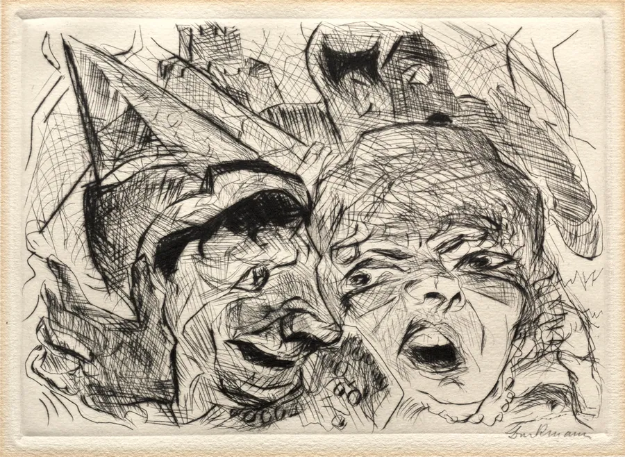 Theater by Max Beckmann