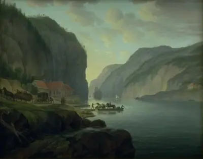 Svinesund nær Frederikshald i Norge