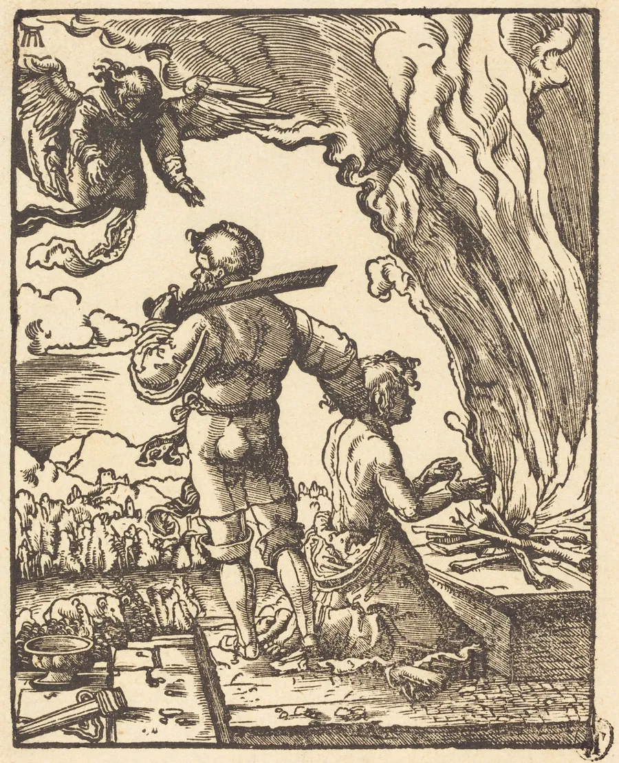 Abraham's Sacrifice by Albrecht Altdorfer