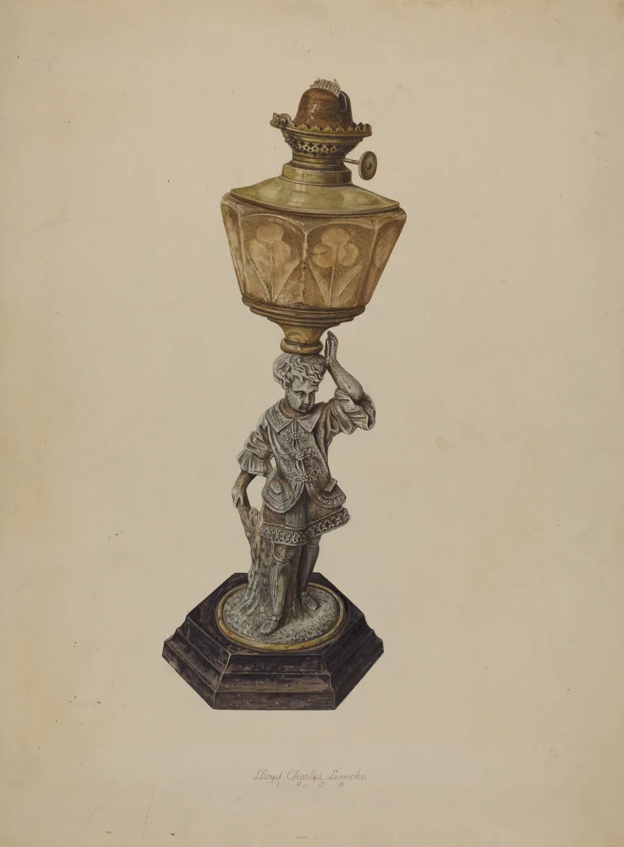 Table Lamp by Lloyd Charles Lemcke