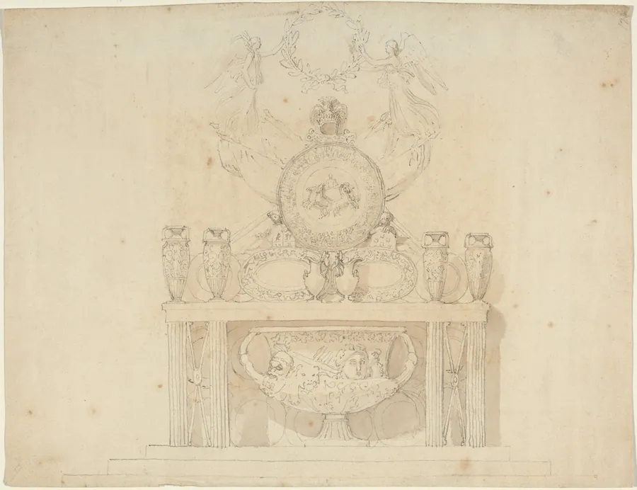 Study for Decorations of Buckingham Palace by John Flaxman